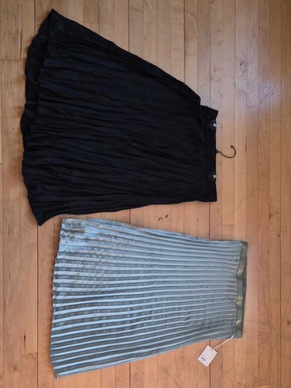Time and Tru & Lauren Conrad Satin Midi Skirts – Bundle of 2